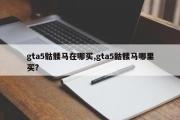 gta5骷髅马在哪买,gta5骷髅马哪里买?