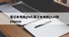 笔记本电脑gta5,笔记本电脑gta5按pageup